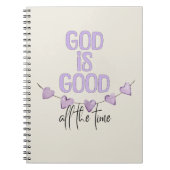 God is de hele tijd goed notitieboek (Voorkant)
