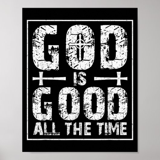 God is de hele tijd goed poster (Voorkant)