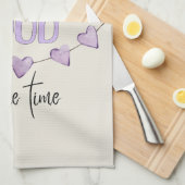 God is de hele tijd goed theedoek (Quarter Fold)