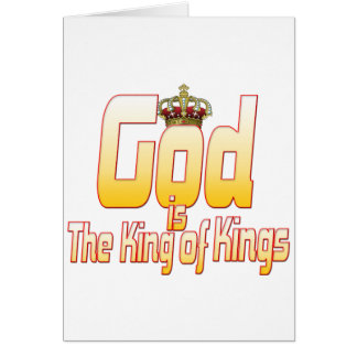 God is de koning van Kings