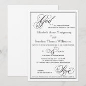 God is de Liefde Christelijke Uitnodiging van de W (Voorkant / Achterkant)