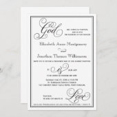 God is de Liefde Christelijke Uitnodiging van de W (Voorkant / Achterkant)