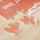 God is de Liefde Waterverf Verse Bijbel Verse Legpuzzel (Zijkant)