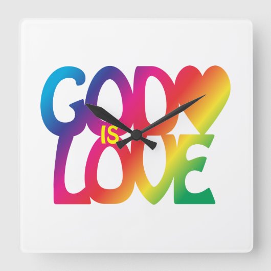 God is de liefdesmuur klok (Voorkant)
