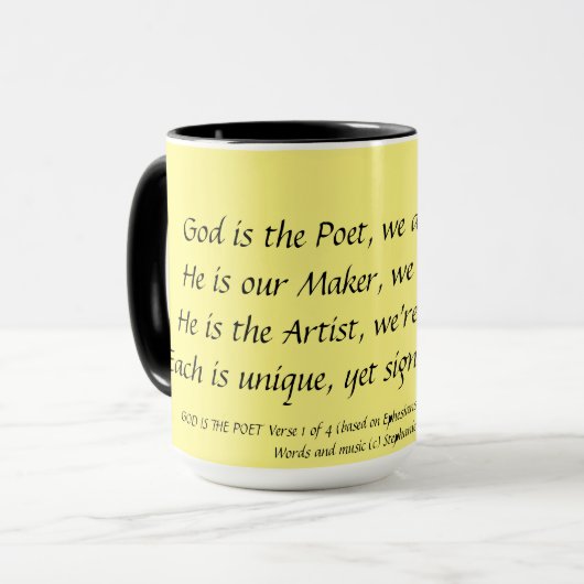 GOD IS DE POET VERse 1 Mok Stephanie Hutchinson (Voorkant links)