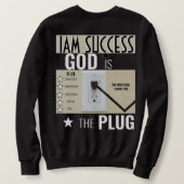 GOD IS DE STROOMCONTACT TRUI (Design achterkant)
