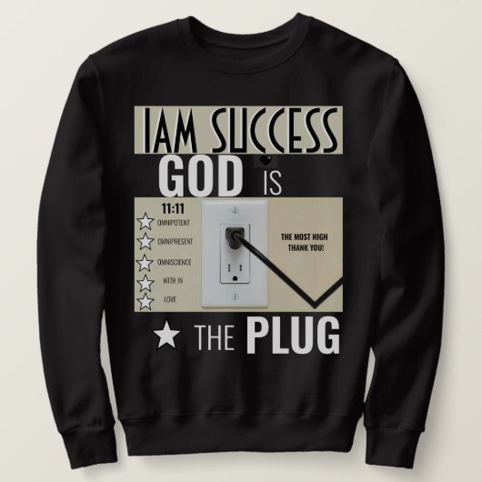 GOD IS DE STROOMCONTACT TRUI (Design voorkant)
