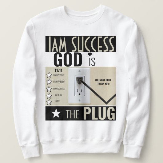 GOD IS DE STROOMCONTACT TRUI (Design voorkant)
