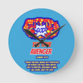 GOD is de ware AVENGER Ronde Klok (Voorkant)