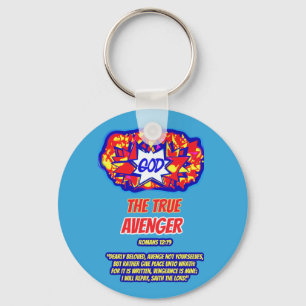 GOD is de ware AVENGER Sleutelhanger