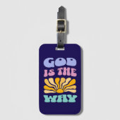 God is de Weg Bagagelabel (Voorkant (verticaal))