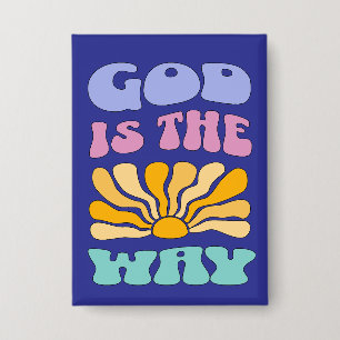 God is de Weg Button