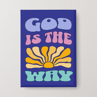 God is de Weg Button