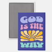God is de Weg Magneet (Voorkant / Achterkant)
