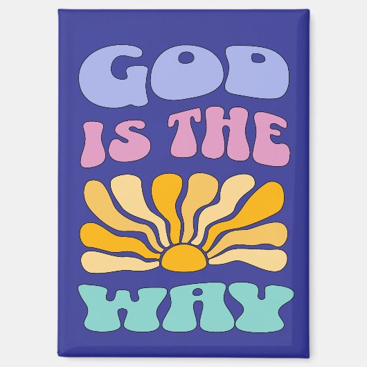 God is de Weg Magneet (Voorkant)