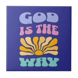 God is de Weg Tegeltje