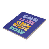 God is de Weg Tegeltje (Zijkant)