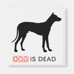 God is dood Magnet