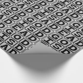 God is dood, Nietzsche Atheïstische Claim Cadeaupapier (Hoek)