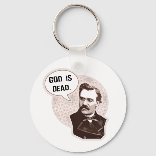 God is dood (Nietzsche) Sleutelhanger (Voorkant)