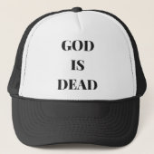 God is dood trucker pet (Voorkant)