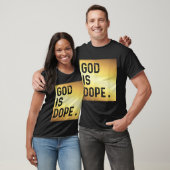 God is Dope GOLD Funny Christelijke Faith Believer T-shirt (Unisex)