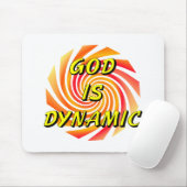 God is Dynamisch Christelijk Muismat (Met muis)