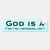 God is een bumpersticker (Voorkant)