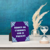 God is een cadeau plaque fotoplaat (Insitu)