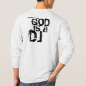 God is een DJ II T-shirt (Achterkant)