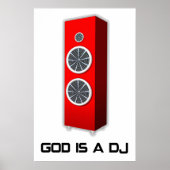 God is een DJ Poster (Voorkant)