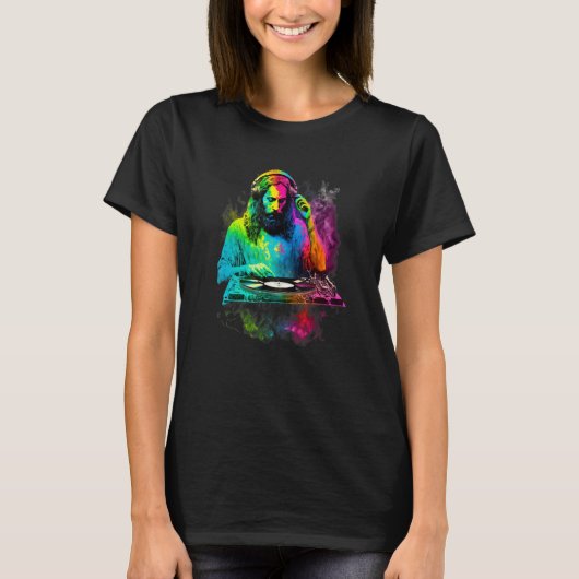 God is een dj t-shirt (Voorkant)