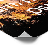 God is een genadig bijbeltje Psalm 67:1 Poster (Hoek)