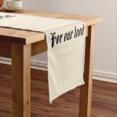 God is een geweldige Tafelloper (Voorbeeld)