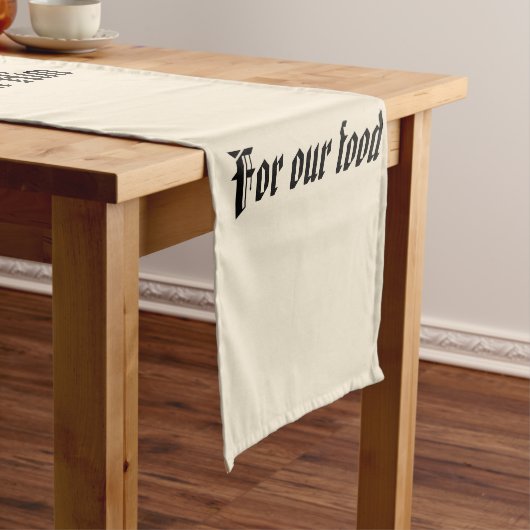 God is een geweldige Tafelloper (Voorbeeld)