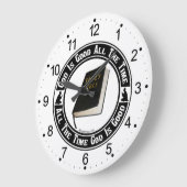 God is een goede grote wandklok (Hoek)