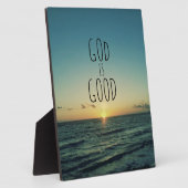 God is een goede prijsopgave fotoplaat (Zijkant)