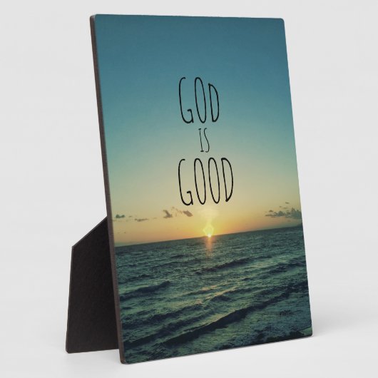 God is een goede prijsopgave fotoplaat (Zijkant)
