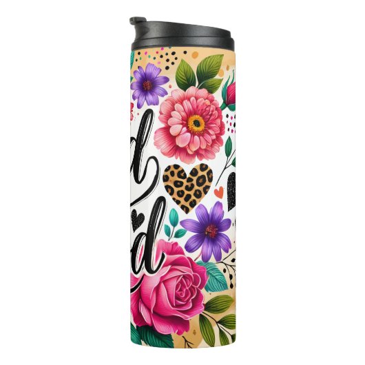 God is een goede religieuze boodschap Thermal Tumb Thermosbeker (Geroteerd rechts)