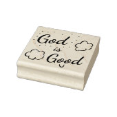 God is een goede rubberzegel rubberstempel (Stempel)