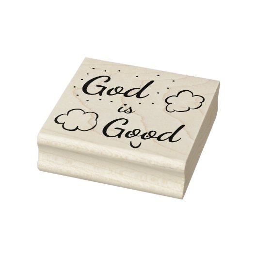 God is een goede rubberzegel rubberstempel (Stempel)