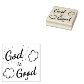 God is een goede rubberzegel rubberstempel (Gestempeld)