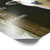 God is een goede schapen foto afdruk (Hoek)