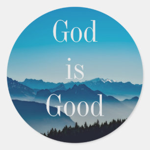 God is een goede Sticker van de Blue Mountains