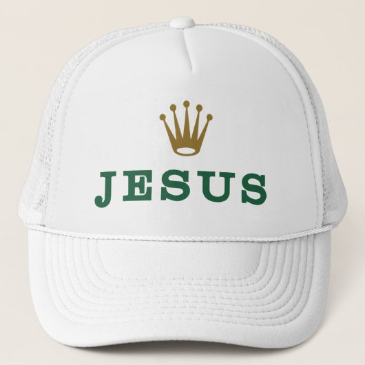 God is een goede Trucker Hoed Pet (Voorkant)