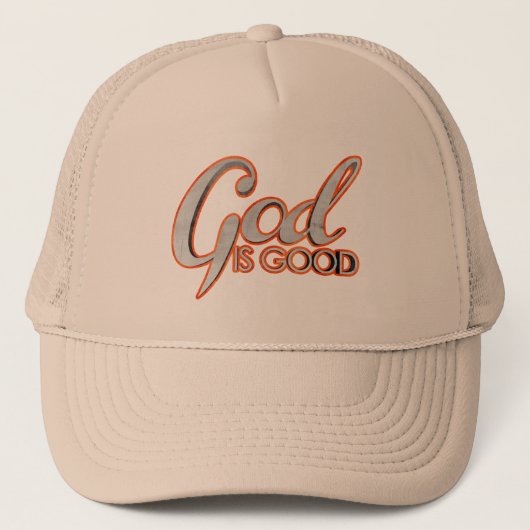 God is een goede trucker pet (Voorkant)