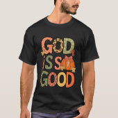 God is een goede typografie t-shirt (Voorkant)