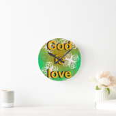 God is een liefdesboek ronde klok (Huis)