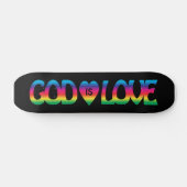 God is een liefdesskateboard persoonlijk skateboard (Horizontaal)