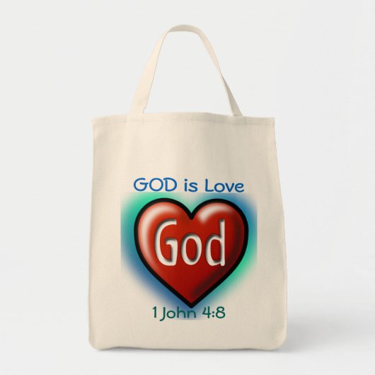 God is een liefdeszak tote bag (Voorkant)